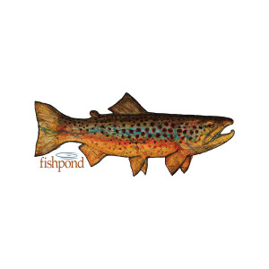 Fishpond Local Sticker in One Color
